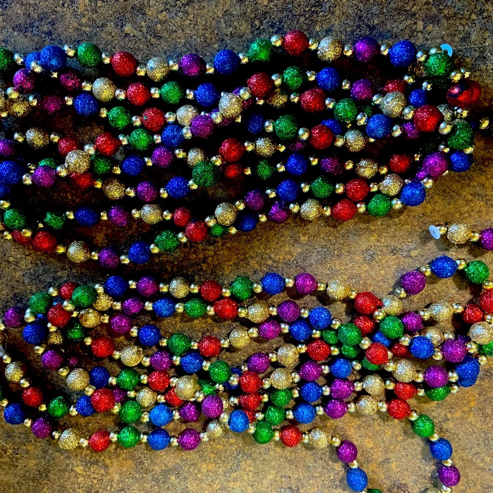 Glitter garland